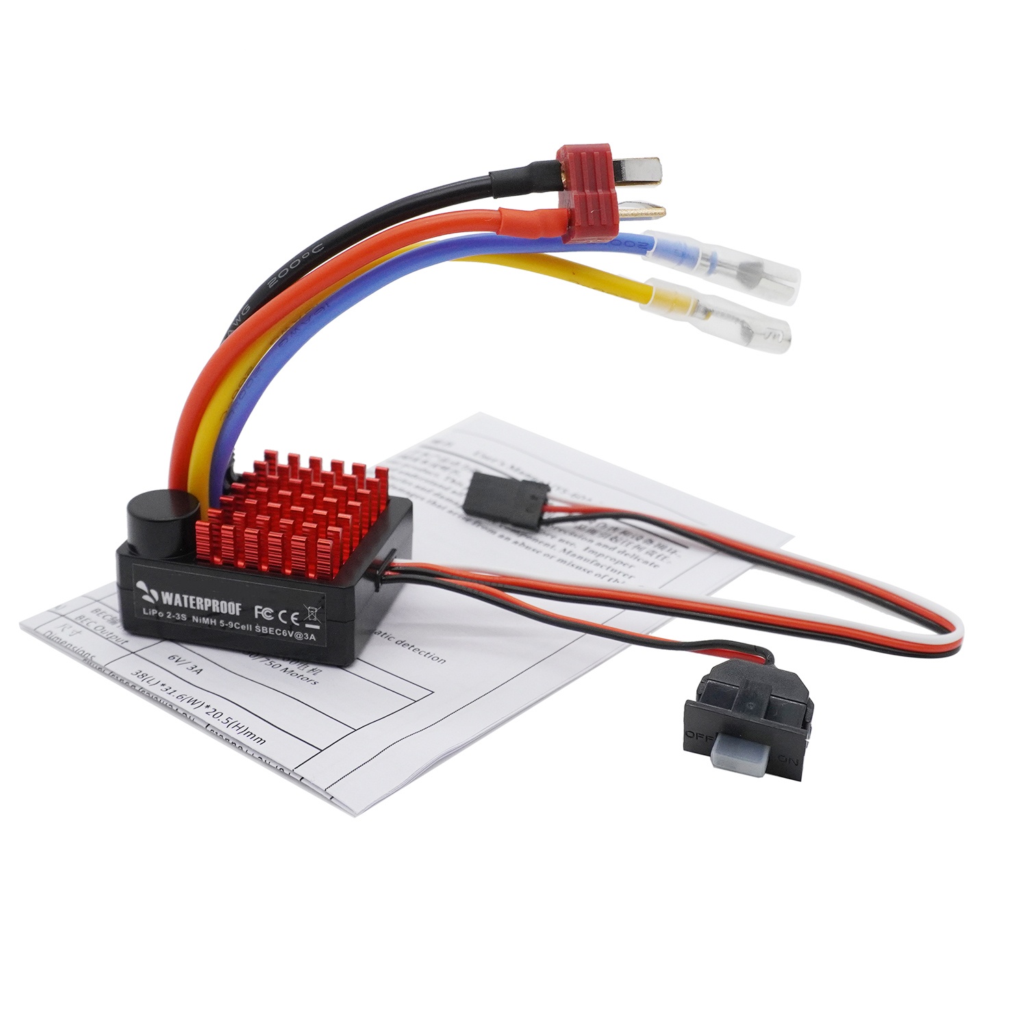 Esc Waterproof 60A - 9IMOD 1060 RTR 60A ESC Brushed