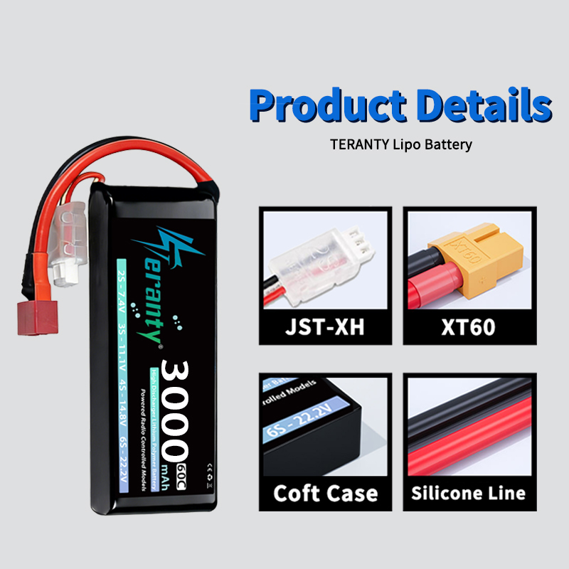 TERANTY 2S 3000mAh Lipo Batter - Rc Hobby Airplanes 评论和价格