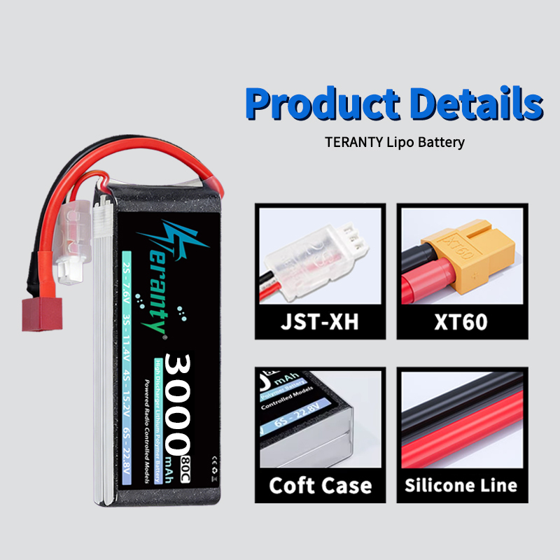 TERANTY 2S 3000mAh Lipo Batter - Rc Hobby Airplanes 评论和价格