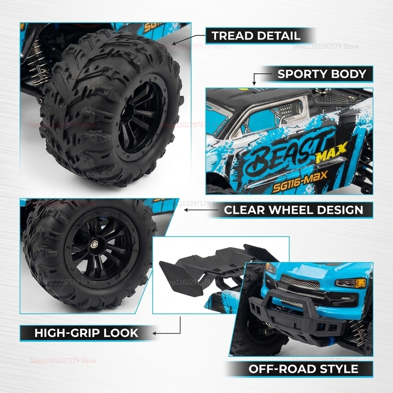 SG116‑MAX/PRO 4WD Remote Contr - Rc Hobby Nook 评论和价格