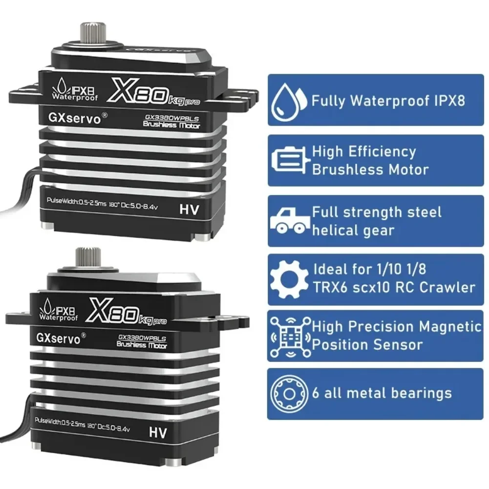 80KG Digital Servo Motor All M - Rc Hobby Grade 评论和价格