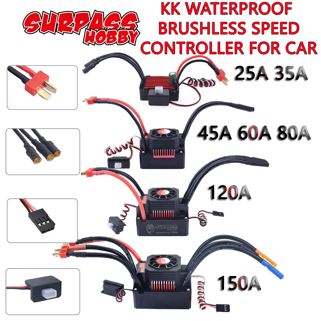 SURPASS HOBBY KK ESC Waterproo - Esc Waterproof 60A 评论和价格