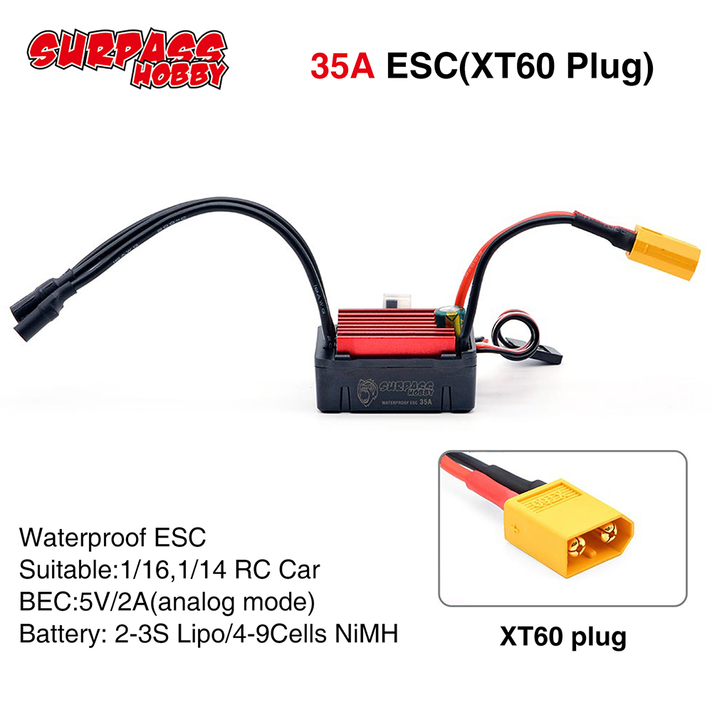 SURPASSHOBBY ESC 150A 80A 120A - Esc Waterproof 60A 评论和价格