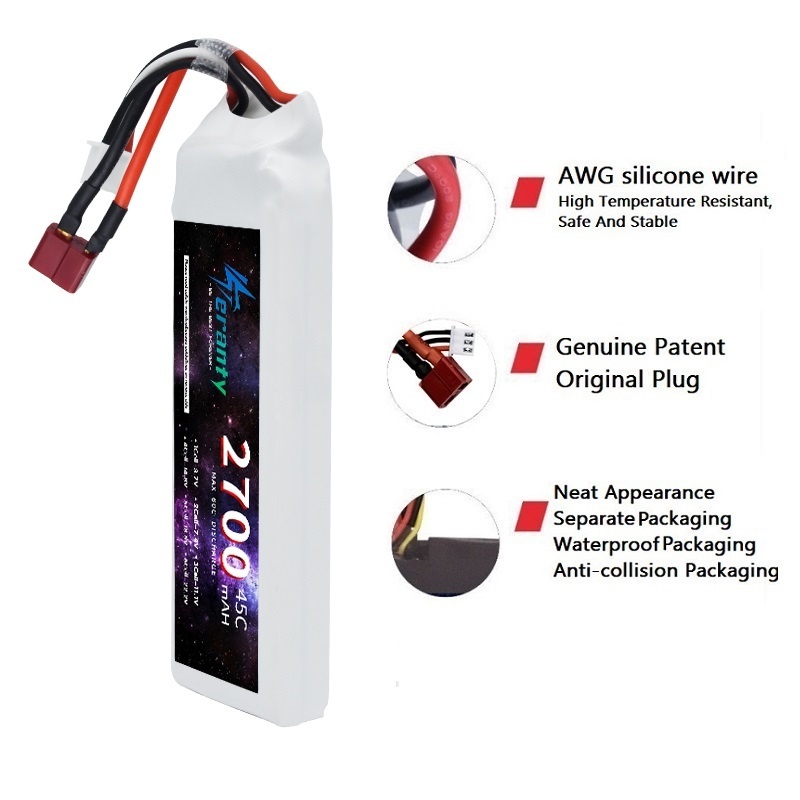 1/3PCS 2S 7.4V Lipo Battery 27 - Rc Hobby Airplanes 评论和价格