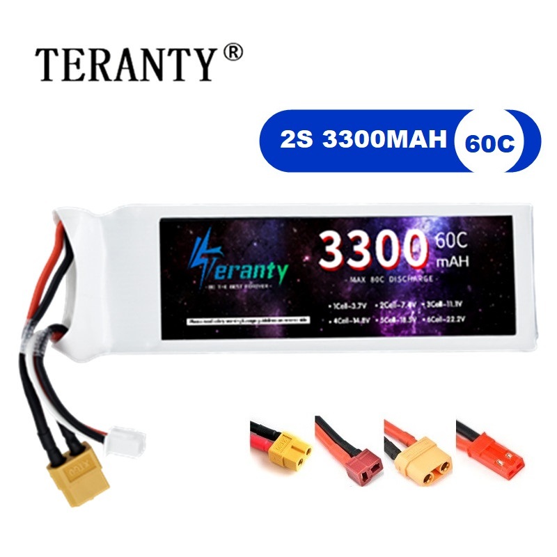 2S 7.4V LiPo Battery 3300mAh 6 - Rc Hobby Grade 评论和价格