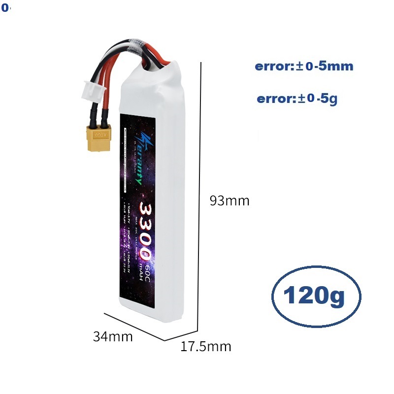 2S 7.4V LiPo Battery 3300mAh 6 - Rc Hobby Grade 评论和价格
