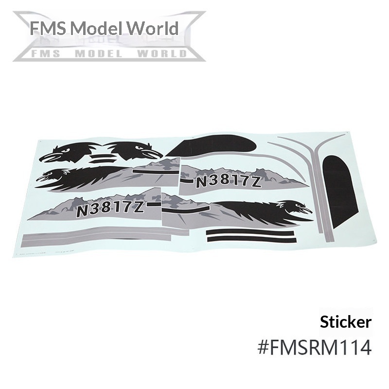 FMS RC Plane Decals For 1700mm - Rc Hobby Airplanes 评论和价格