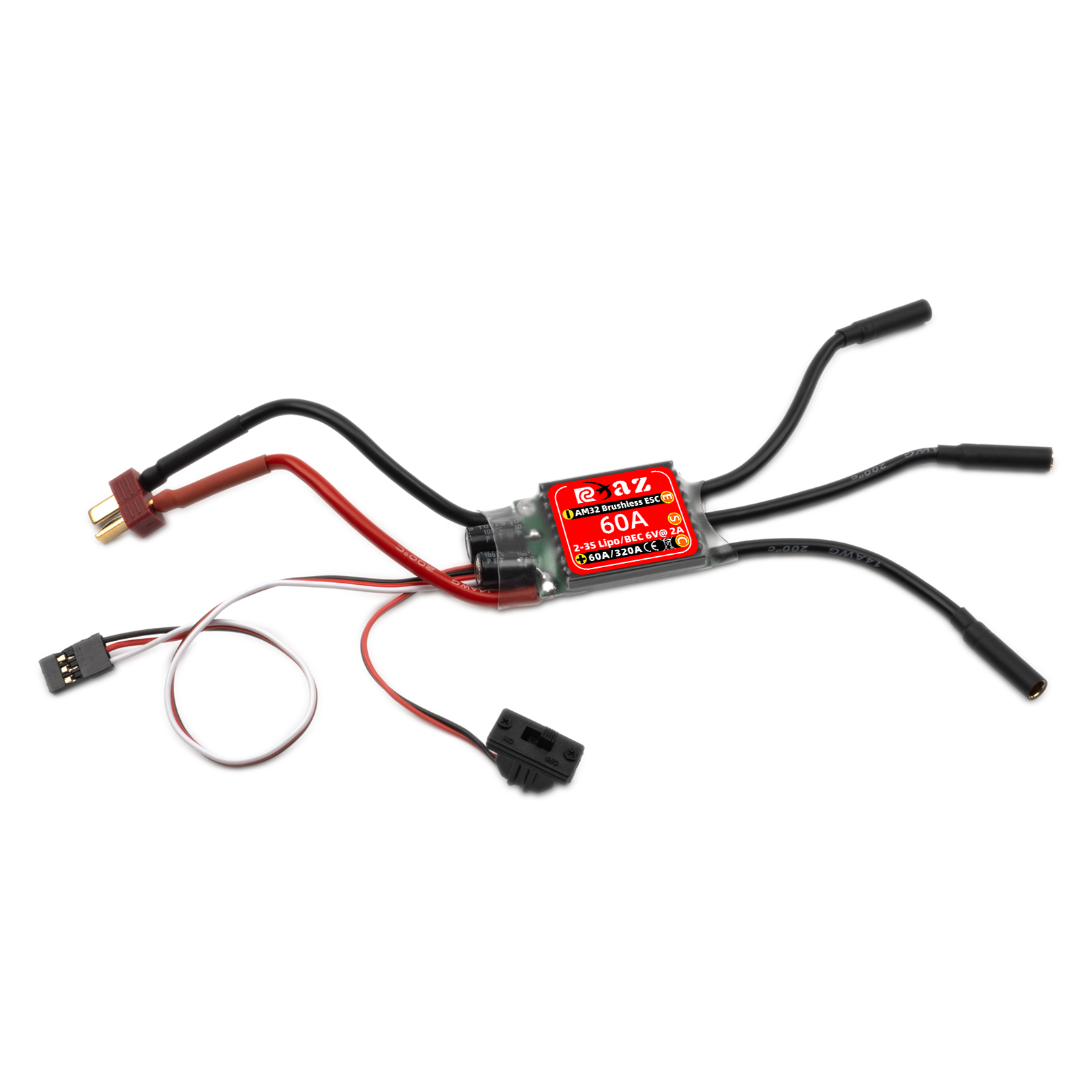 RCXAZ AM32 60A Brushless ESC E - Esc Waterproof 60A 评论和价格
