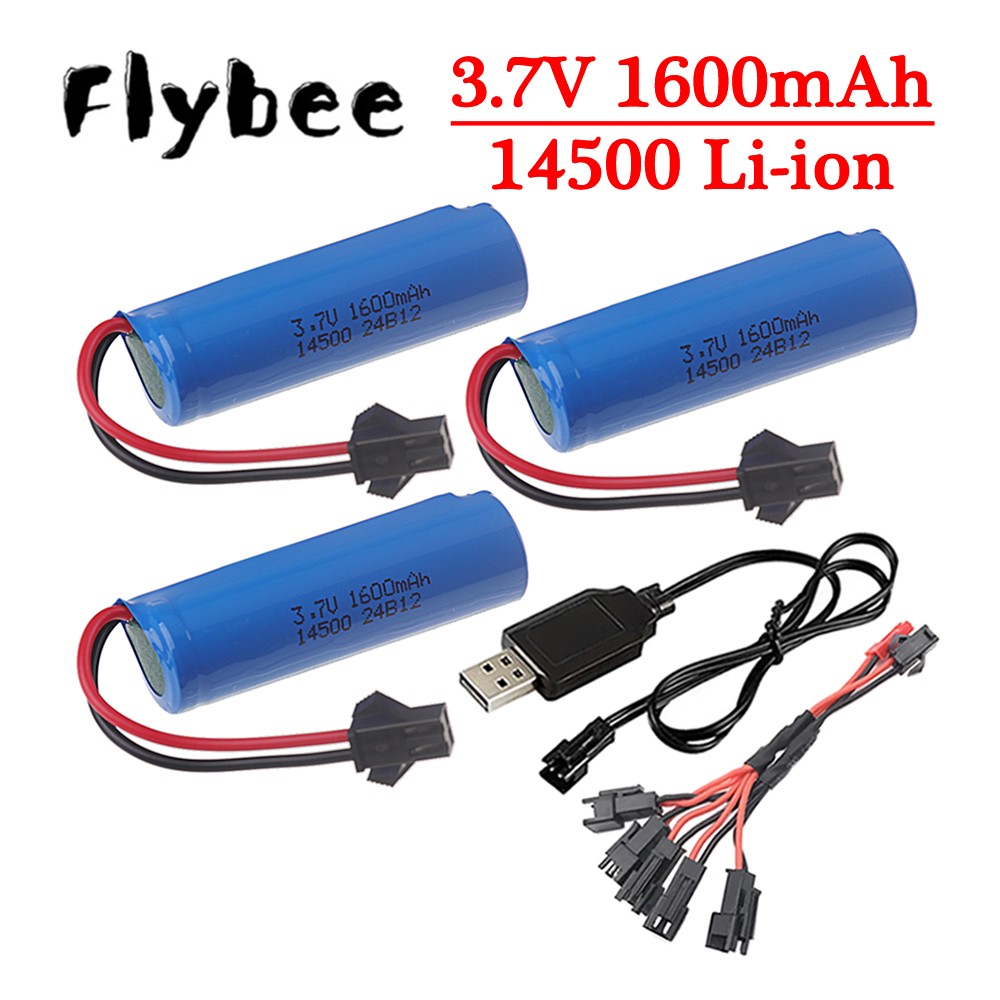 Original 3.7v 14500 1600mAh Li - Rc Hobby Airplanes 评论和价格