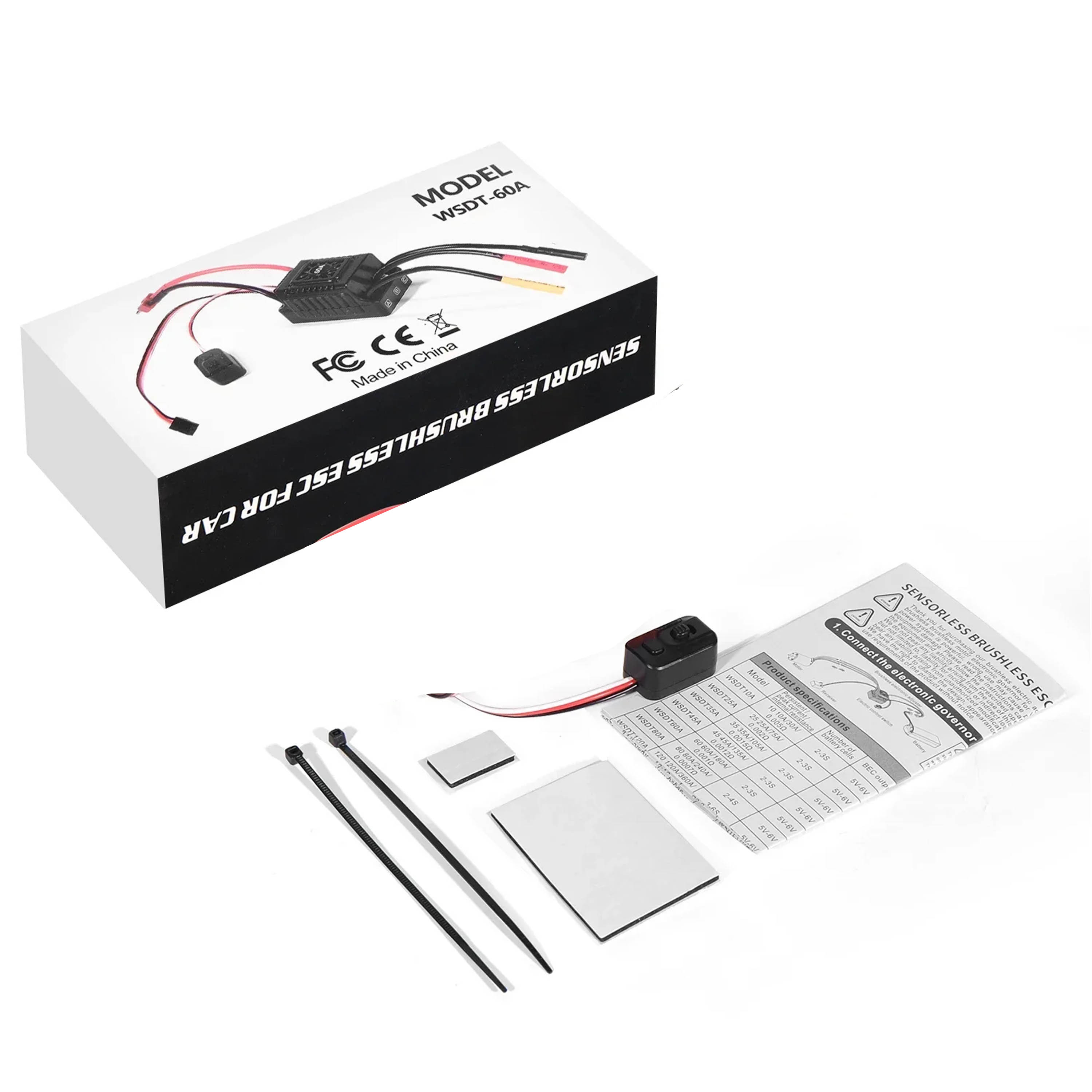 NEEBRC 45A 60A Brushless ESC W - Esc Waterproof 60A 评论和价格