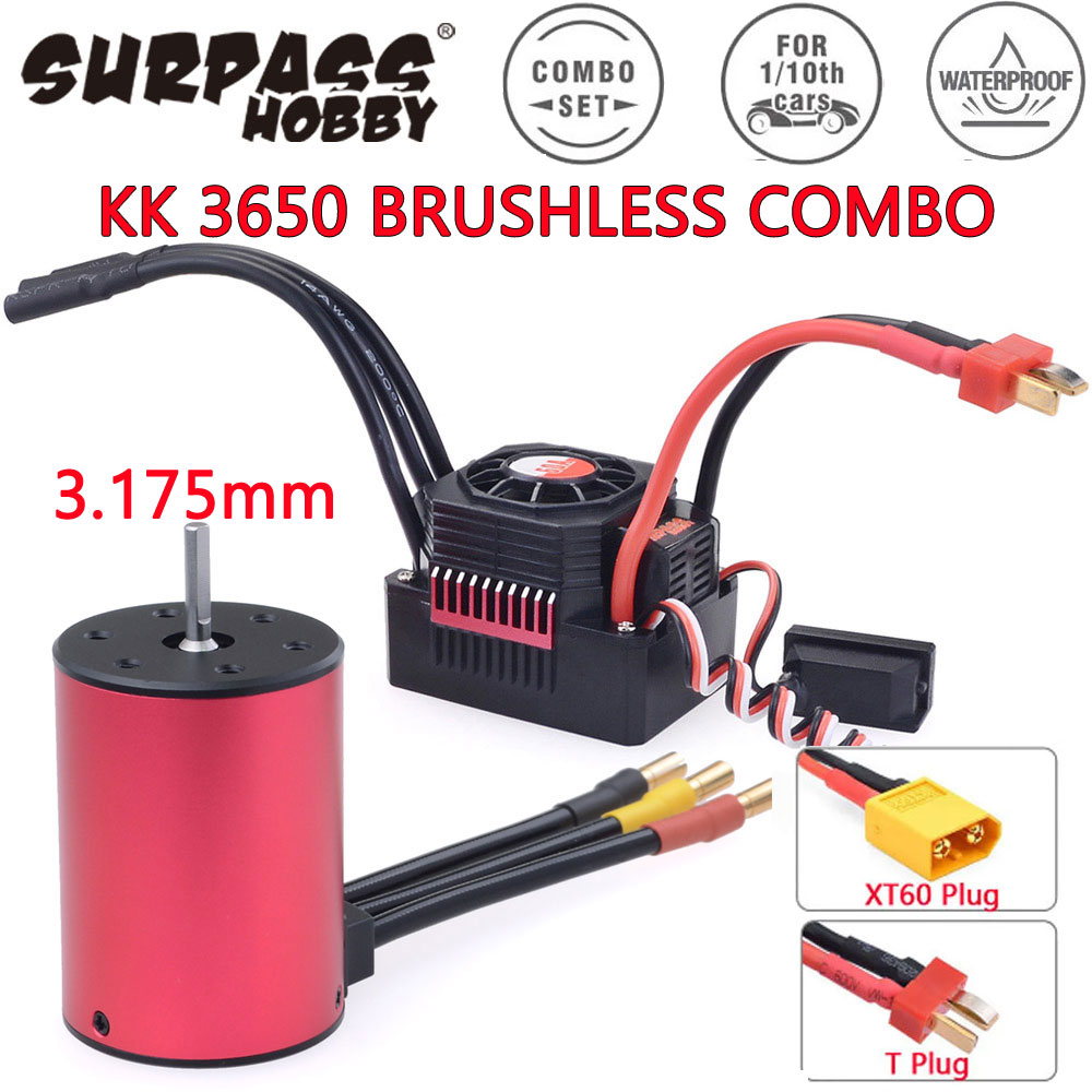 Surpass Hobby KK 3650 Combo Wa - Esc Waterproof 60A 评论和价格