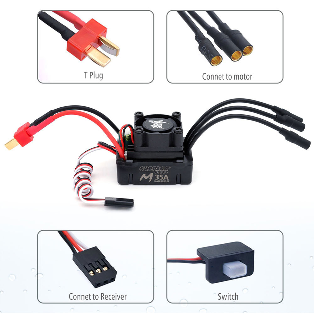 SURPASS HOBBY 60A 45A 35A Wate - Esc Waterproof 60A 评论和价格