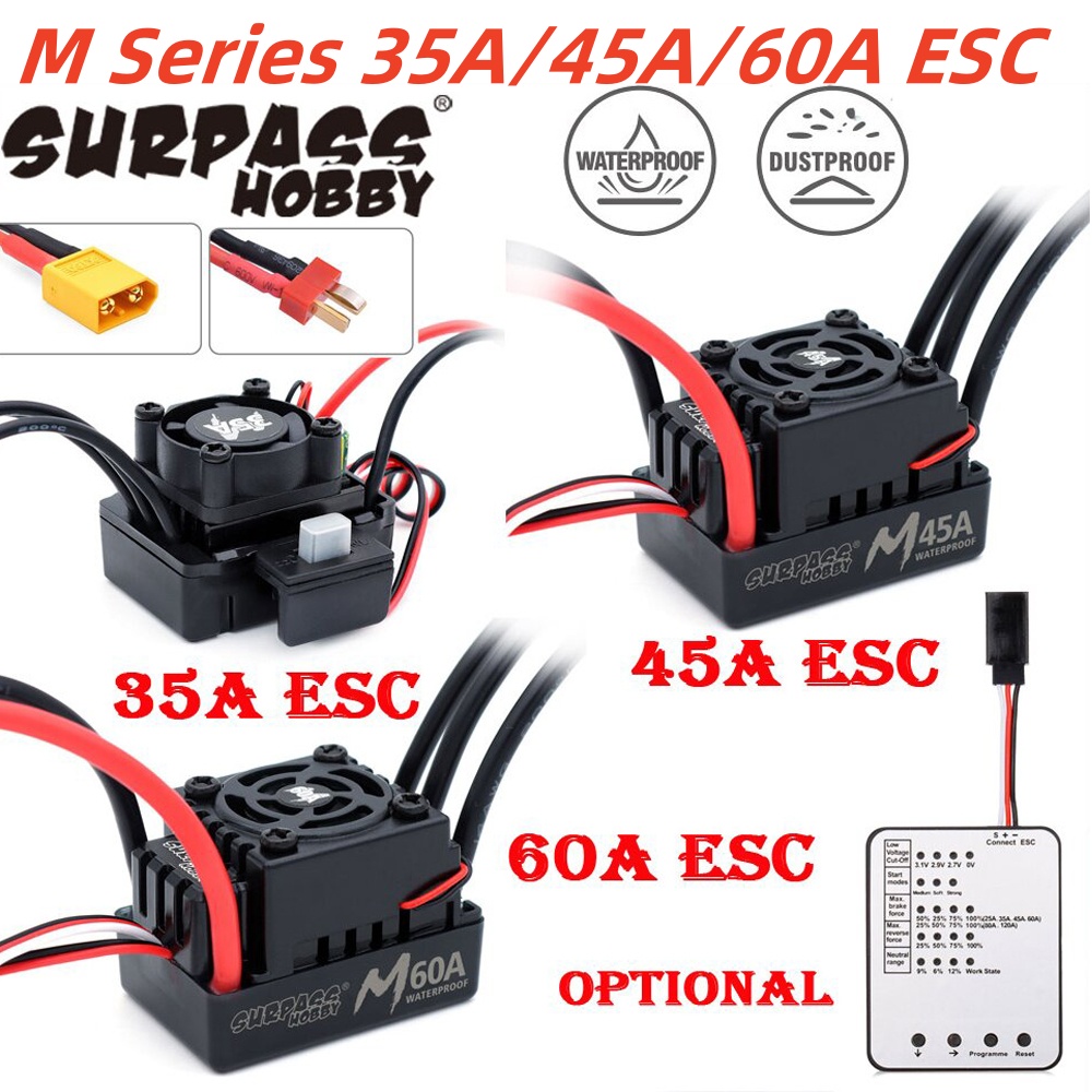 SURPASS HOBBY 60A 45A 35A Wate - Esc Waterproof 60A 评论和价格